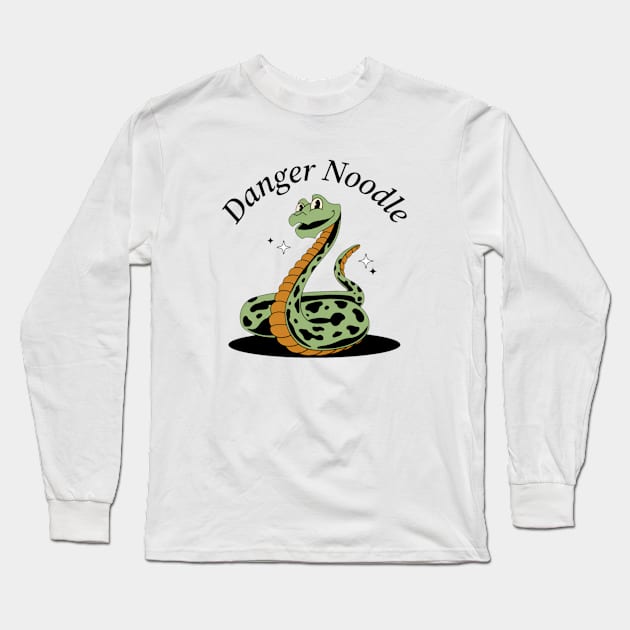 Danger Noodle Snake Long Sleeve T-Shirt by L3GENDS